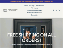Tablet Screenshot of framesforportraits.com